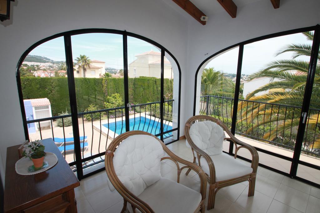 Sara - Sea View Villa With Private Pool In Calp Zimmer foto